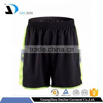 Daijun OEM new design black polyester wholesale running shorts