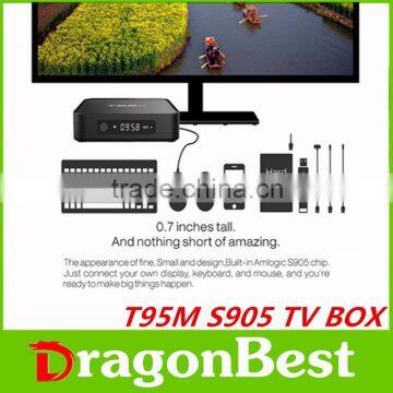 tv tuner box ott T95M S905 1G 8G Quad core android 5.1 tv box Kodi16.0