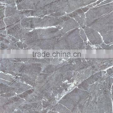 NANO FULL POLISHED PORCELAIN GLAZED MARBLE TILES GREY COLOR FROM FOSHAN FACTORY