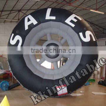 hot sell inflatable tires model, inflatable custom shape