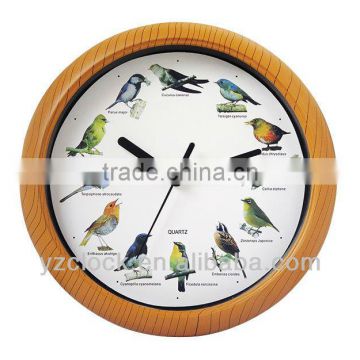 Mini Bird Sound Wall Clock 2013 New Style