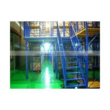 manufacturer logistics warehouse mezzanine storage shelves floor