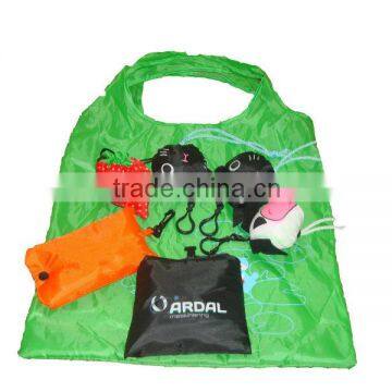 foldable polyester drawstring bag