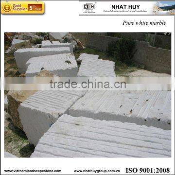 Pure Crystal white marble block