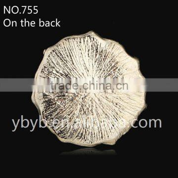 21mm Alloy Rhinestone Claw Holder Fashion Pearl Button Garment Accessories Sweater Embellished Pearl Button-755 photo-3