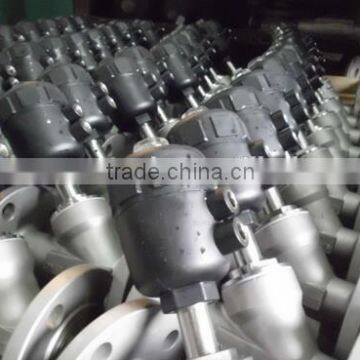 2 Way Full Stainless Steel Angle Seat Valve With Pneumatic Actuator photo-5