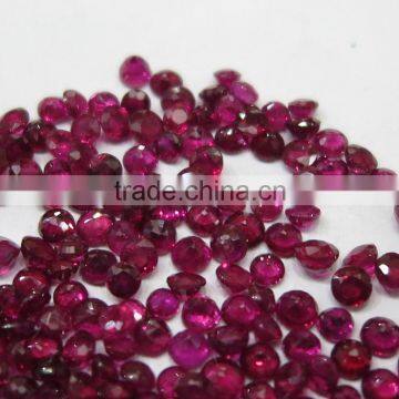 2-2.5mm Natural Loose Burmese Red Ruby Lot Cut fine Color Round