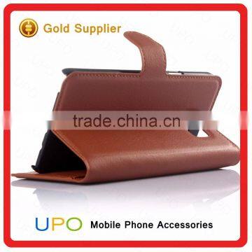 [UPO] 2016 New Design Fashion Flip Stand Wallet Oil Wax Genuine Leather Case for Samsung Note 7 photo-2