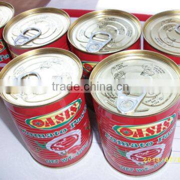 Canned tomato paste