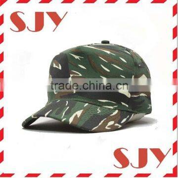 Camouflage Cotton Twill Adjustable Snapback Baseball Cap photo-2