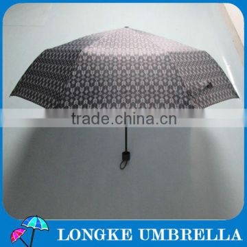 Customer design heat transfer printing umbrella 3 folding