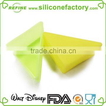 100% food grade cute triangle shaped silicone bread baking mould