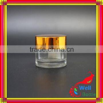 5g glass jar with clear glass cream jar with glass cream jar cosmetic