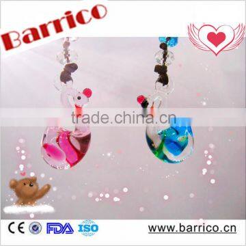 Transparent Coloured glaze pendant / Customized Promotion & Gift