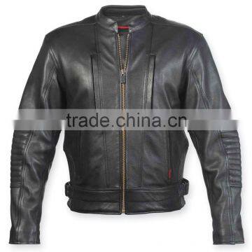 Natural Leather Motorcycle Jacket