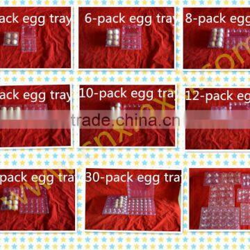 pvc plastic type and tray type plastic egg tray
