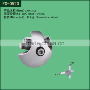 Aluminium alloy metal round tube connectors