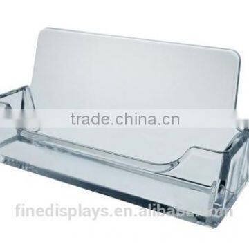 48 Pieces - Clear Plastic Business Card Holder Display Desktop Countertop(BC-B-158)