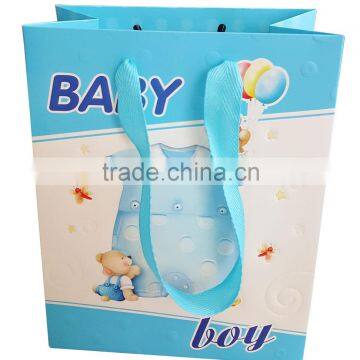 Paper gift shopping bag for baby shower