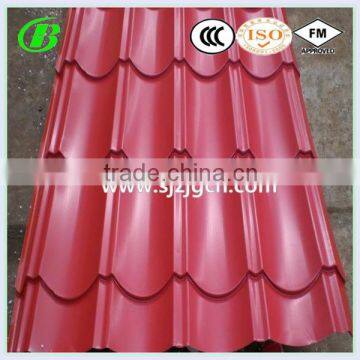 prepainted ondulation corrugated roofing sheet