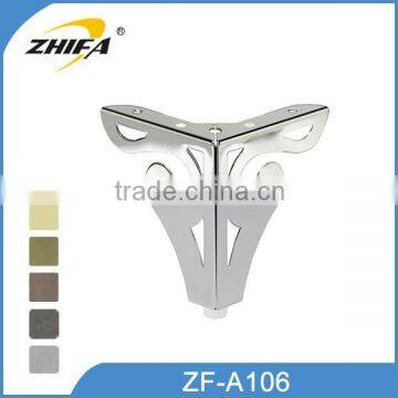 ZHIFA ZF-A106 competitive price 8 inch sofa legs, wooden sofa leg, metal desk legs