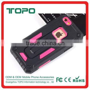 Newest 2 in 1 pc Tpu Phone Cover Shockproof Phone Case Cover Plastic Armor Phone Case for Iphone 6 6s Plus photo-2