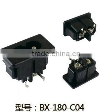 IEC C8 AC power socket industrial inlet socket pcb smd socket BX-180-C