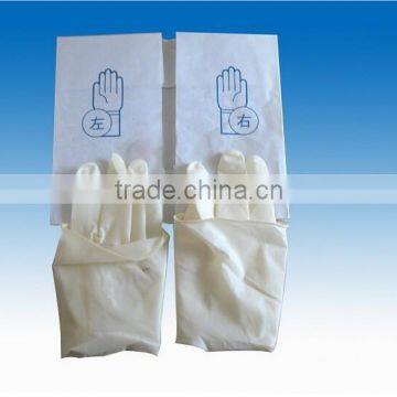 Disposable Sterile Latex Surgical Gloves for surgery,hospital,medical with powdered and powdered free