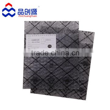 black conductive grid antistatic bubble bags