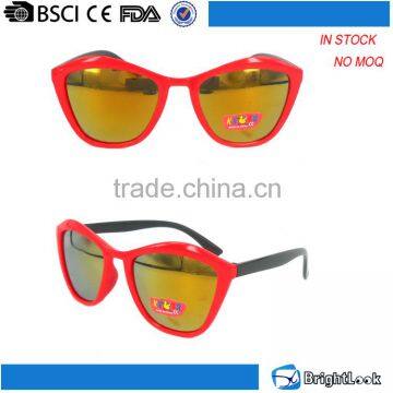2016 Bicolourable durable TPE frame No MOQ childrens cat 3 uv400 sunglasses