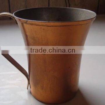 custom made Copper Barrel steel Mug for Moscow Mule