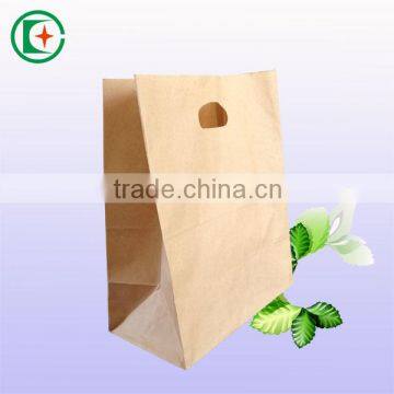 Banana cut handle paper bag to be used by gift for shoppers