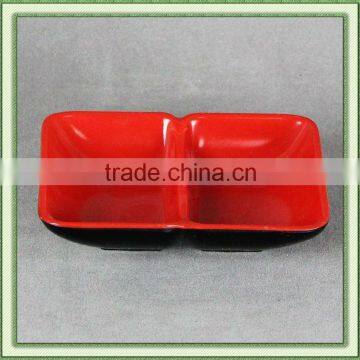 Melamine Red Sauce dish