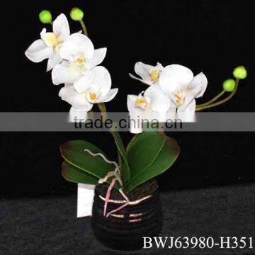 handmade real touch artificial orchid for wedding