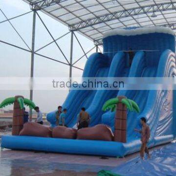 Hola sea beach inflatable slide/giant inflatable slide/giant inflatable slide for sale