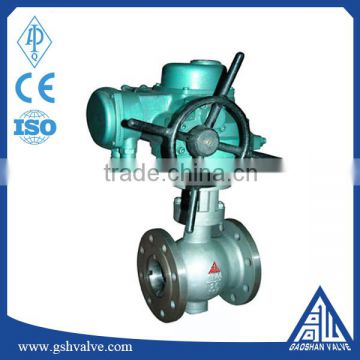 electric carbon steel fixed ball valve