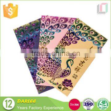 Wholesale embossed hot stamping custom ang pow packet envelopes printing