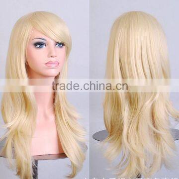 Plastic sex wig cosplay long straight wig cosplay made in China
