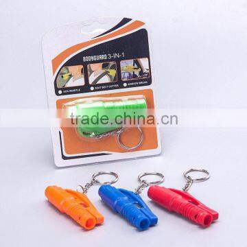Exlight Mini Emergency Car Escape Hammer, Key Chain Seat Belt Cutter Car Window Breaker Safety Hammer photo-3