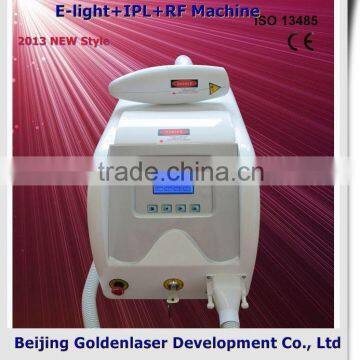 Multifunction 2013 Cheapest Price Beauty Equipment E-light+IPL+RF Machine E-lite Machine Armpit / Back Hair Removal