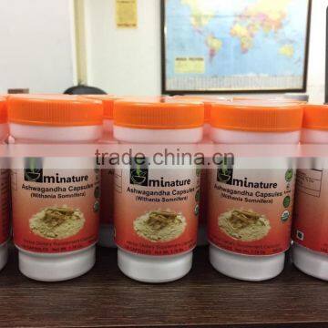 Herbal Powder Capsule Bottle with Private Label
