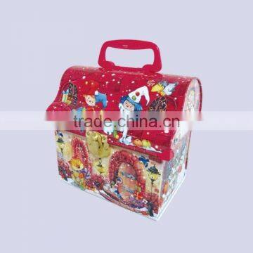 special house shape lunch tin box for wholesale