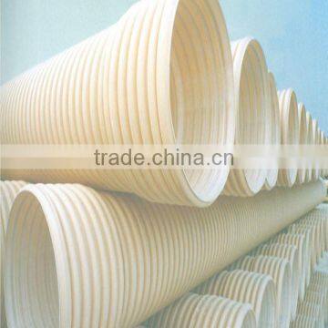 SN4 Drainage White double wall PVC pipe