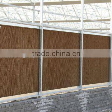 Galvanized sheet frame cellulose cooling pad wall, wet wall for greenhouse