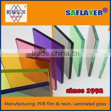 Saflayer color PVB film for laminated tempered glass