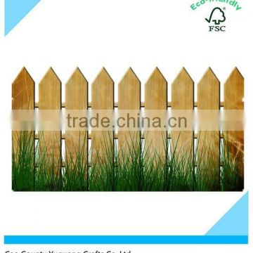 wholesale customized cheap wooden mark symbol Wooden garden fence