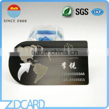 Luxury Electroplate Matt Black Metal VIP Card