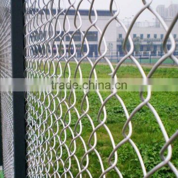 square post chain link fence