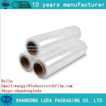 transparent PE packaging stretch film roll