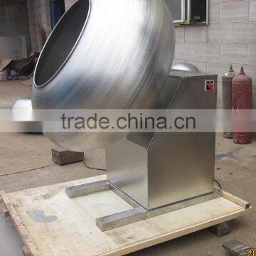 Stainless Steel Chocolate Sugar Coating Machine / Chocolate Coatingpan Machine With Sprayer